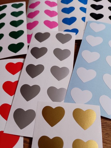 Small 20x17mm heart vinyl - 20x17mm,
