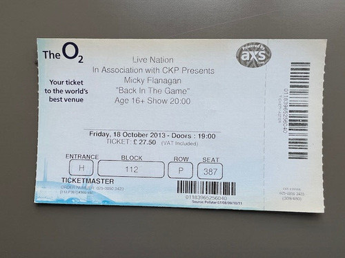Micky flanagan london - micky, o2