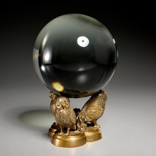 Large polished crystal ball - 7",