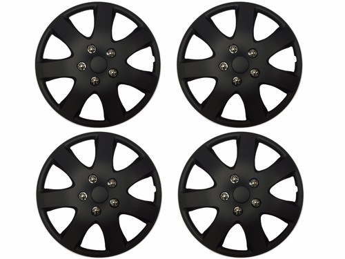 Matt black wheel trims car - matt,