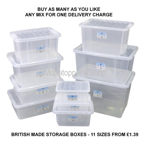 New british made clear plastic - clear,