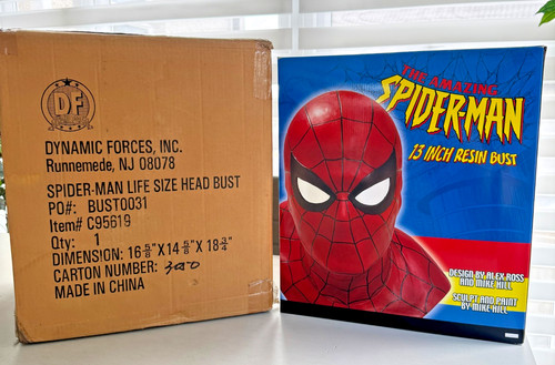 Spider man resin bust - ,