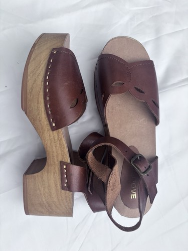 Schmoove ladies leather wooden - schmoove,