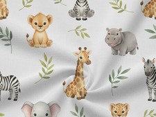 Safari Jungle Animals Fabric