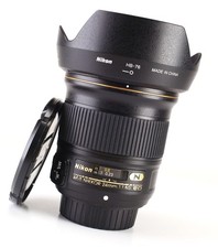 Nikon AF-S 24mm F1.8 G N ED Autofocus Prime Nikkor Lens  F&R Caps & Hood