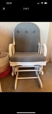 Grey and white - nursing, chair