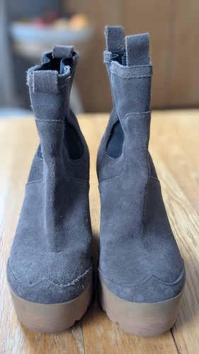 Hunter suede chelsea platform - hunter,