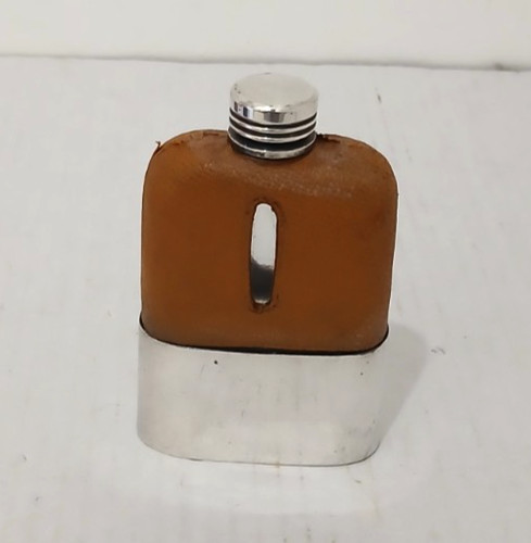 Authentic antique hip flask - antique,