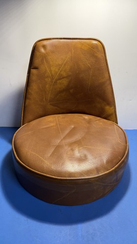 Vintage 1960s brown - swivel, bar
