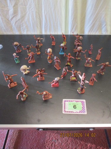 Vintage plastic indians - vintage,