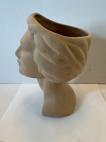 Vintage terracotta lady - lady, head