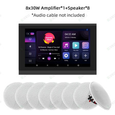 Smart Audio System Home Theater Sound in Wall Power Amplifier Android Wifi Bluet
