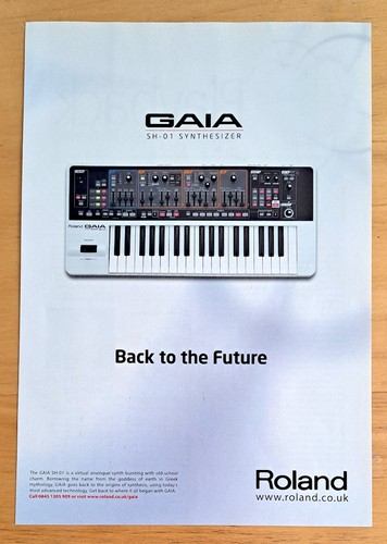 Roland gaia magazine ad - roland,