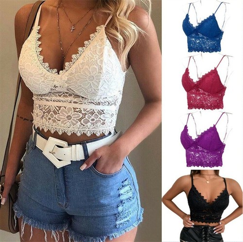 Women lace neck sexy - lace, v
