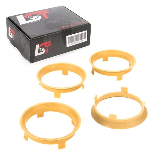 Center rings spacers yellow - 4x,