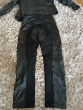 Ladies Triumph Leather Motorcycle Jacket & Trousers 18 