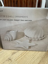 Next set of 3 Shell Ornament