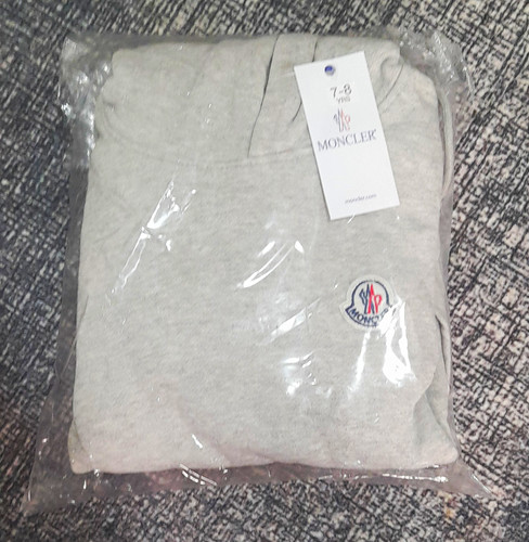 Moncler boys grey - boys, logo