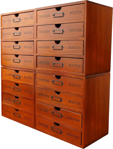 Vintage drawer wooden - vintage, 16-drawer
