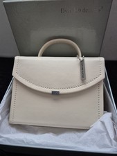 Dulwich Designs Cream Leather Jewellery Box for travel/home