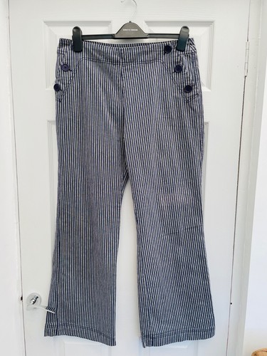 Boden navy white - navy, pinstripe