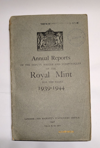 Royal mint annual - mint, reports
