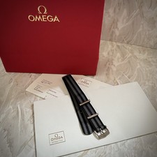 GENUINE OMEGA POLYAMIDE 007 BOND EDITION SPECTRE TITANIUM WATCH STRAP 20mm WOW!
