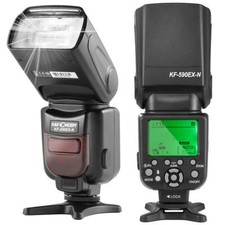 K&F Concept 590N I-TTL Flash for Nikon GN56 Auto-Focus Wireless Slave