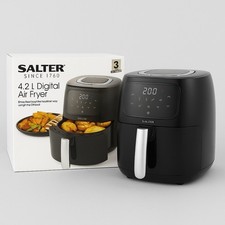 Salter 4.2L Digital Air Fryer – Healthy Low Fat Cooking, Touch Display, 1300W