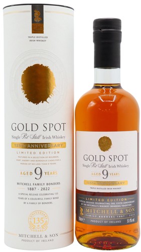 Gold spot 135th anniversary - gold,