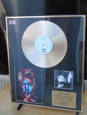 DAVID BOWIE Large Framed Gold