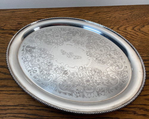 Antique 19th silver plate - 19th,