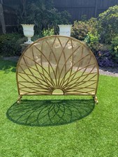 Brass mid century Art Nouveau style fire screen - Delivery Available 