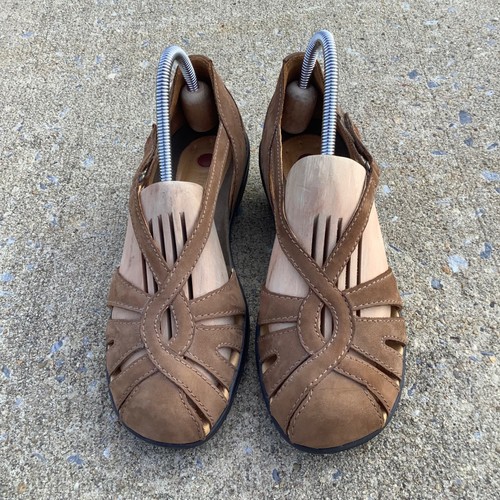 Clarks structured brown - clarks,