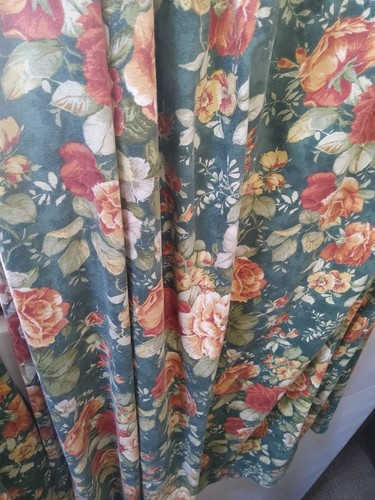 Pair large curtains patio door - curtains, patio/door