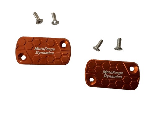 Orange front rear - rear, brake