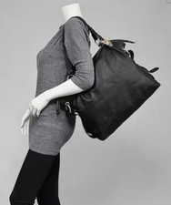 GUCCI LARGE BLACK LEATHER