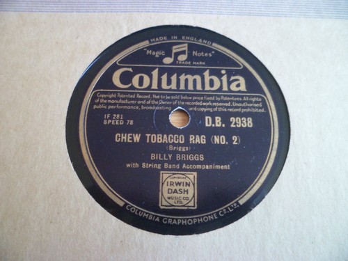 Billy briggs chew tobacco rag - billy,