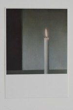 GERHARD RICHTER: "Candle" , 1983 Art Postcard / Also With Frame