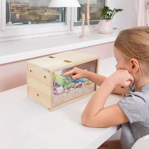 Parrot nesting house wooden - parrot,