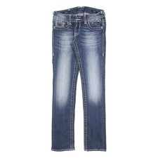 VIGOSS Womens Slim Blue Denim