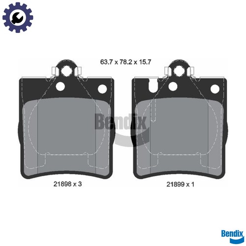 Brake pad set disc - pad,