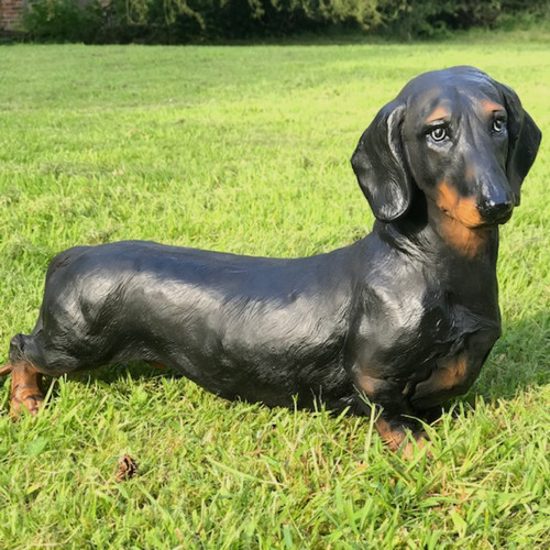 Large dachshund ornament - dachshund,