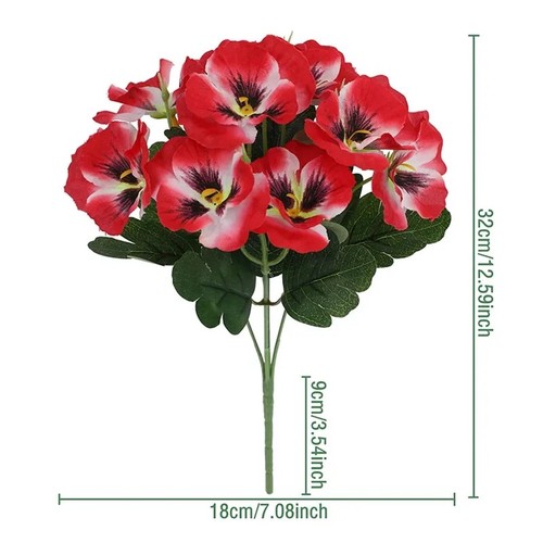 Artificial silk pansy - artificial,