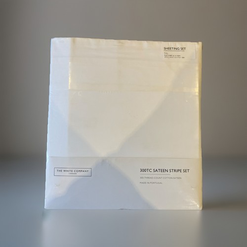 The white company 300tc sateen - white,