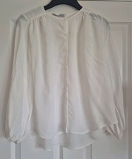 Zara Off White Blouse XS