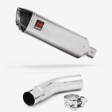 Lextek Slip-on Stainless Steel 300mm Exhaust for Suzuki GSR750 11-16