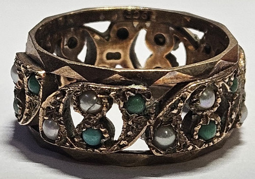 9ct yellow gold green - 9ct,