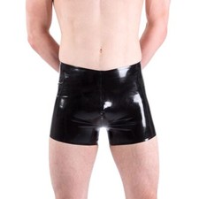 Mens Rubber Boxer Shorts, Latex Fetish, Underwear, Clubbing