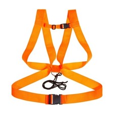 Dual Harness Deer Drag heavy-duty 2-inch web shoulder straps and a waist belt